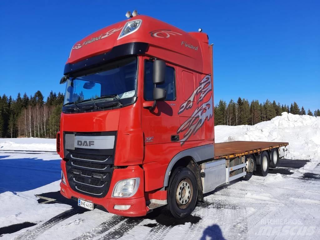 DAF XF460 平板栏板货车