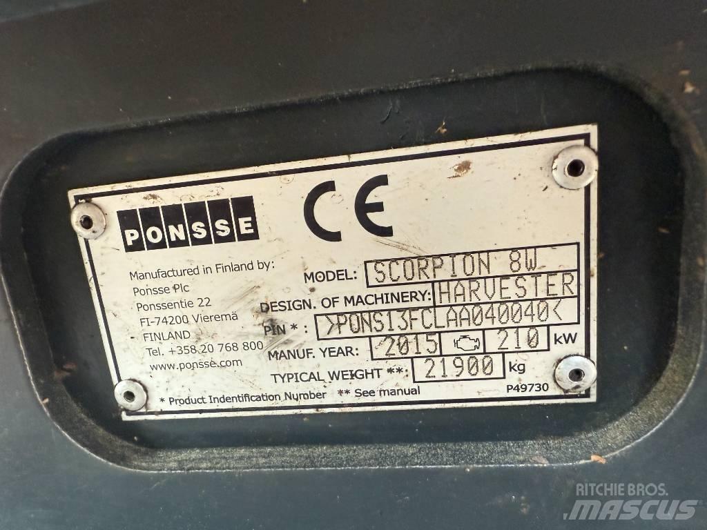 Ponsse SCORPION 8W 收割机