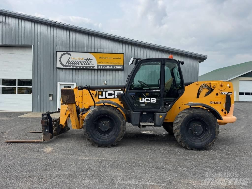JCB 550-170 伸缩臂叉装车|叉装车