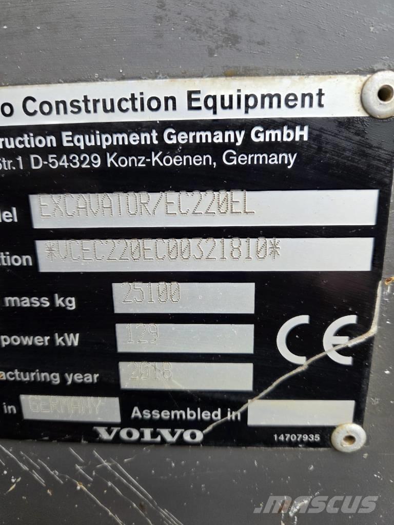 Volvo EC220EL 履带挖掘机