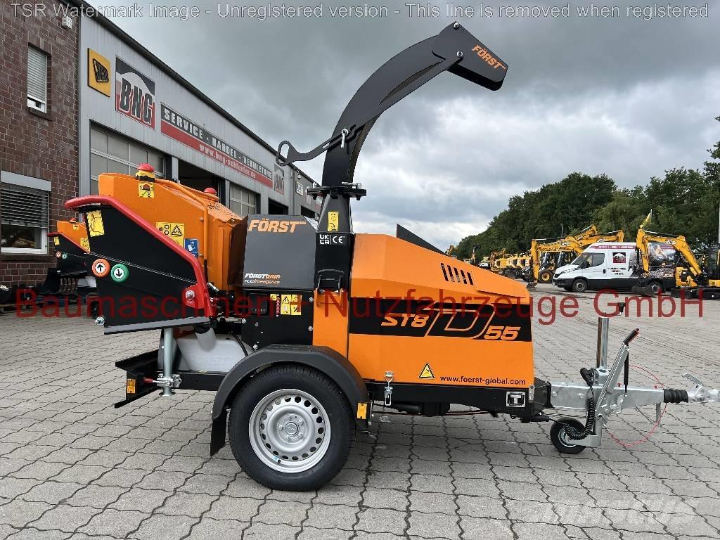  Först ST8D55 -Demo- 木材削片机