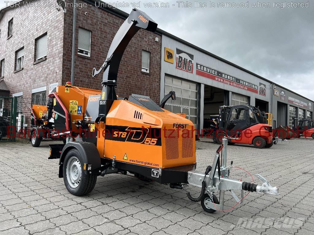  Först ST8D55 -Demo- 木材削片机