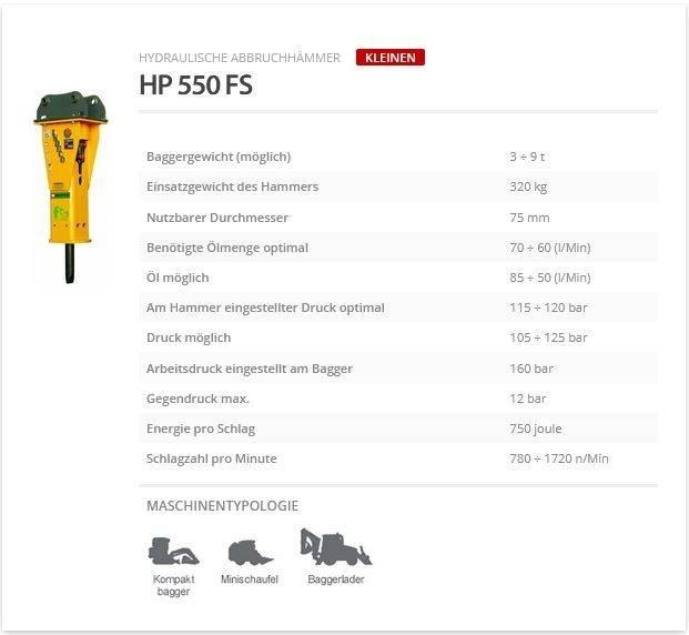 Indeco HP 550 FS 破碎锤