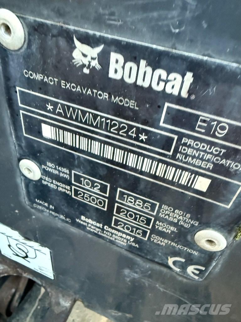 Bobcat E 19 小型挖掘机