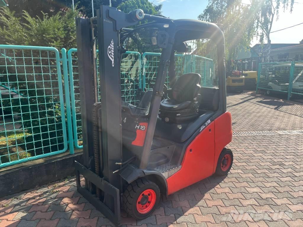Linde H18T-01 V-3163 天然气叉车