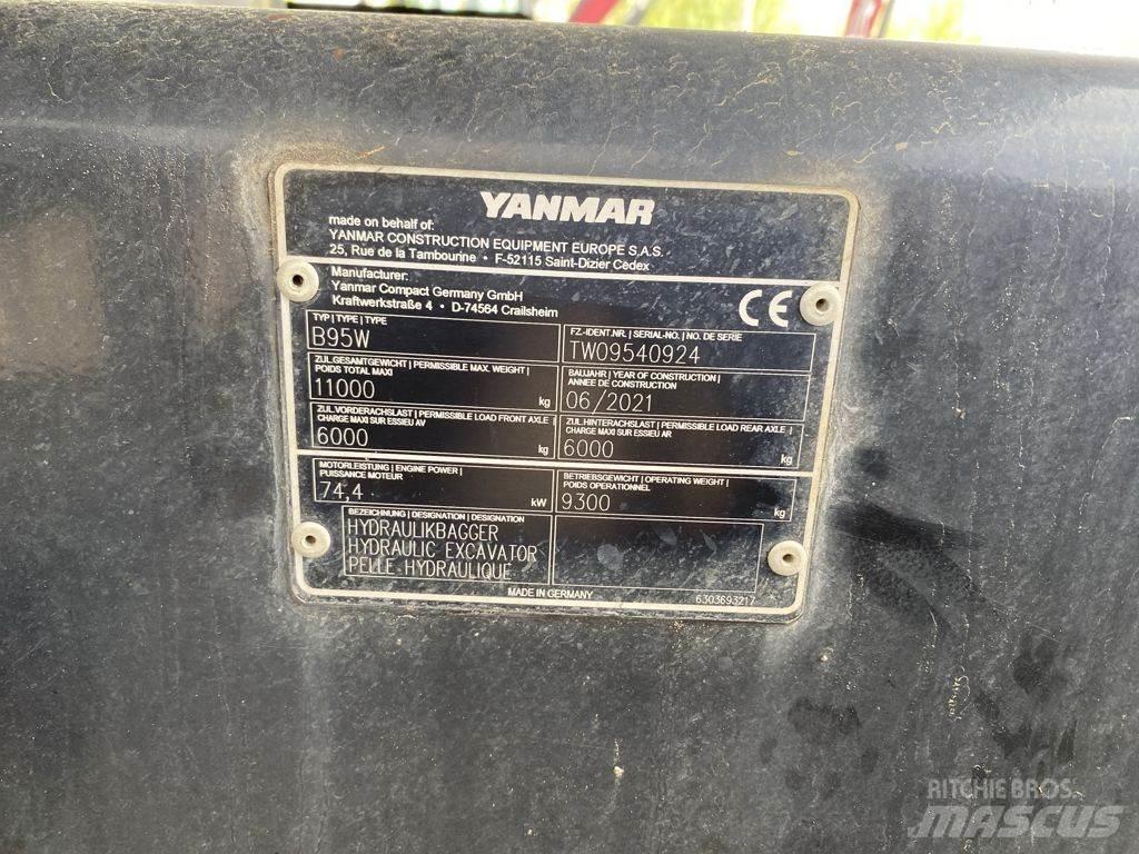 Yanmar B95W 轮式挖掘机