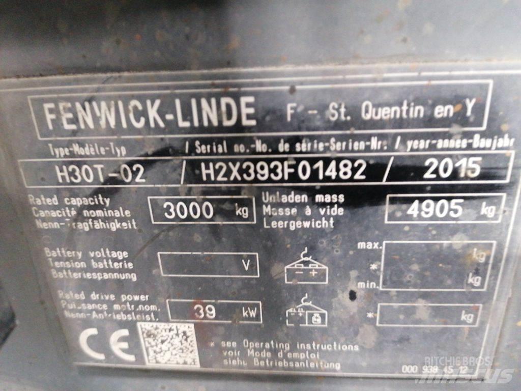 Linde H30T-02 天然气叉车
