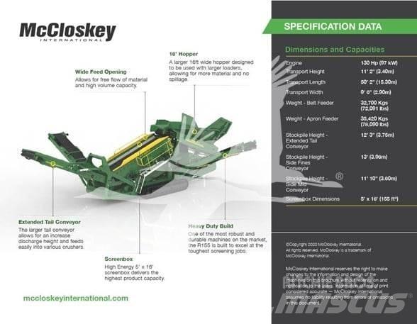 McCloskey R155 振动筛