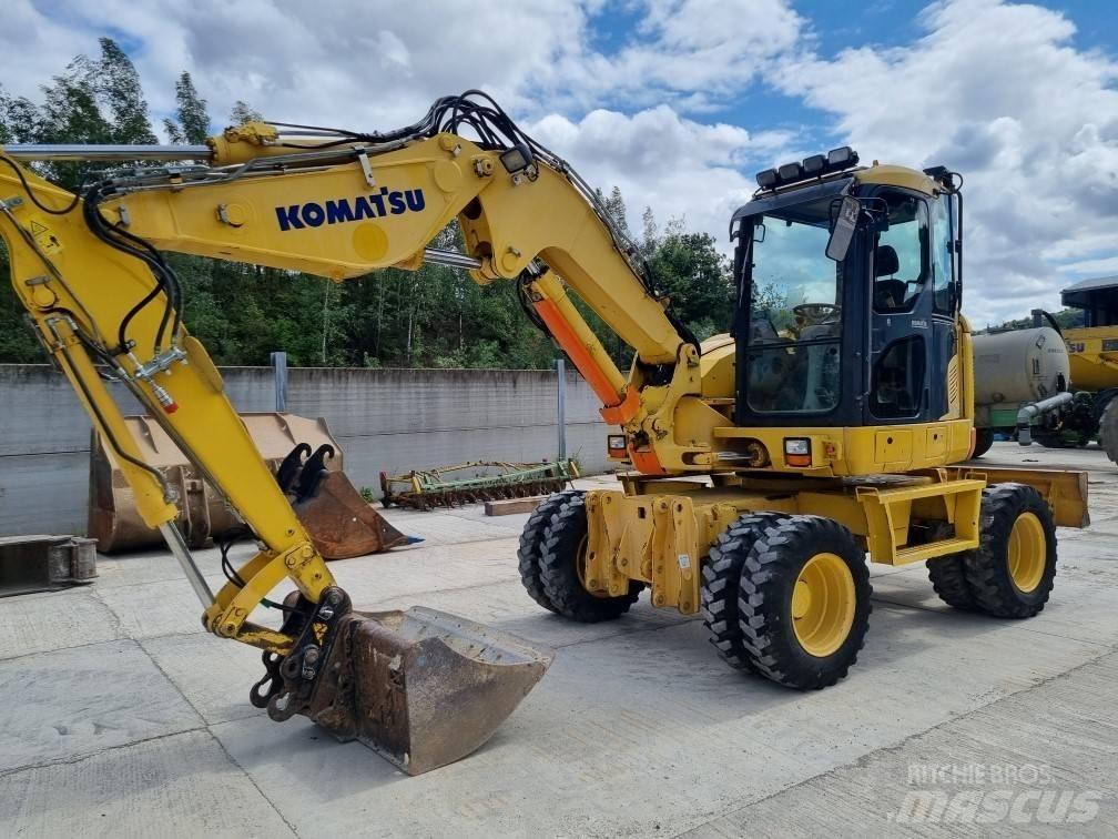 Komatsu PW 118 MR-8 轮式挖掘机