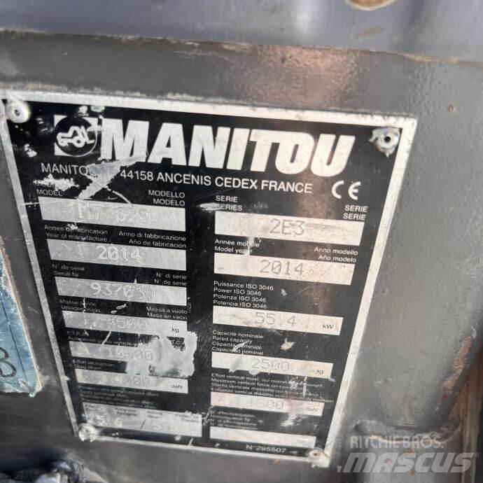 Manitou MT 625 伸缩臂叉装车|叉装车