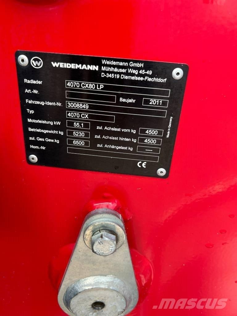 Weidemann 4070CX80LP 轮式装载机