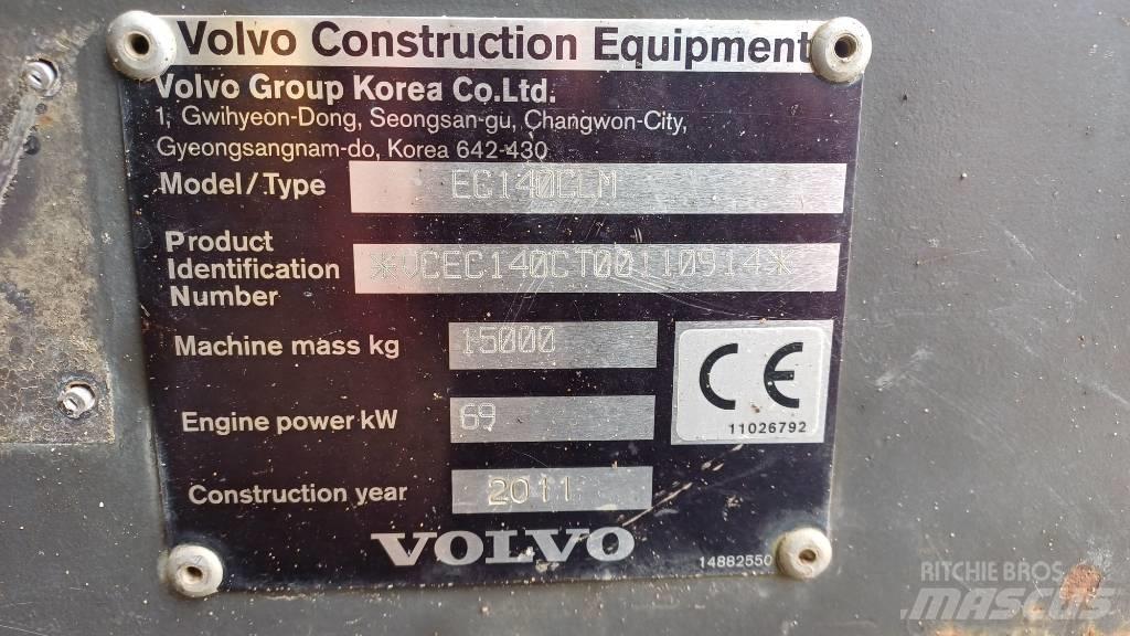 Volvo EC 140 C L M 履带挖掘机