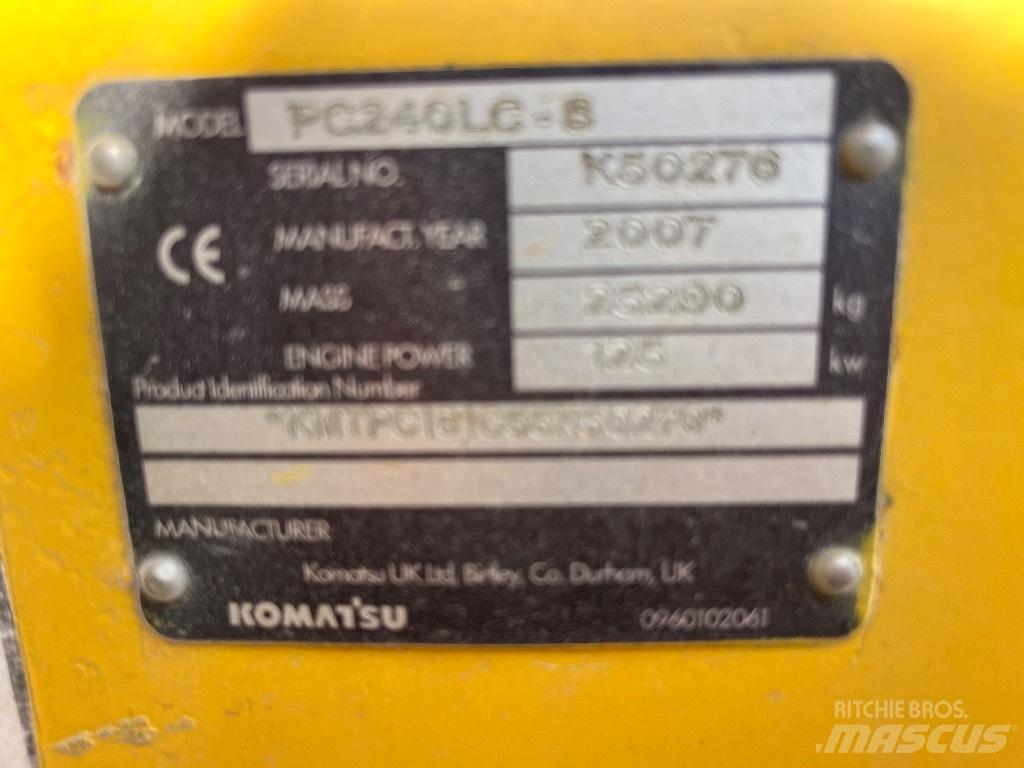 Volvo Pc240-7 履带挖掘机