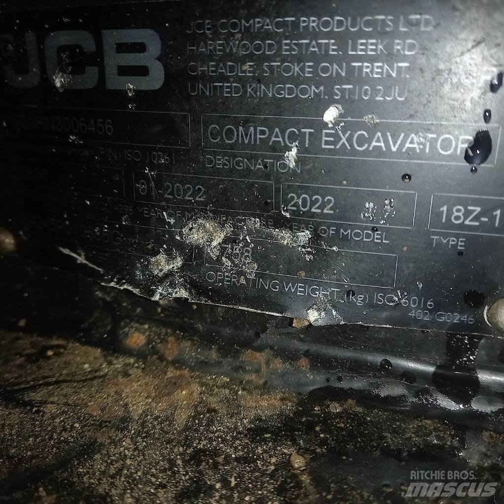JCB 18Z-1 小型挖掘机