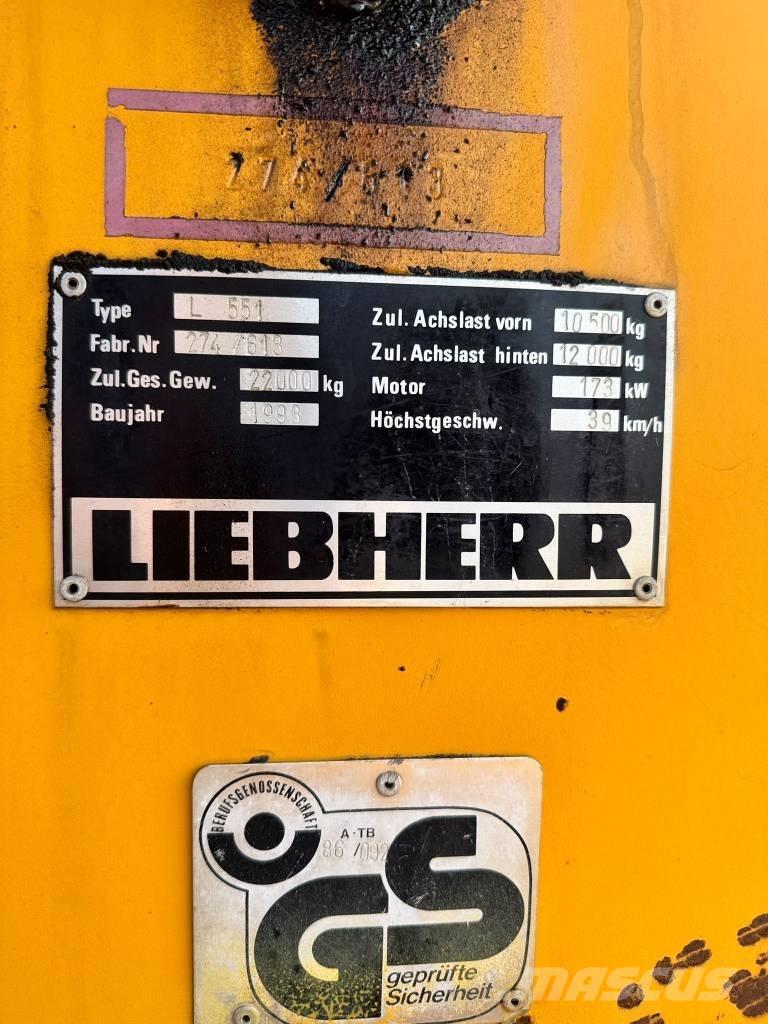 Liebherr L 551 轮式装载机