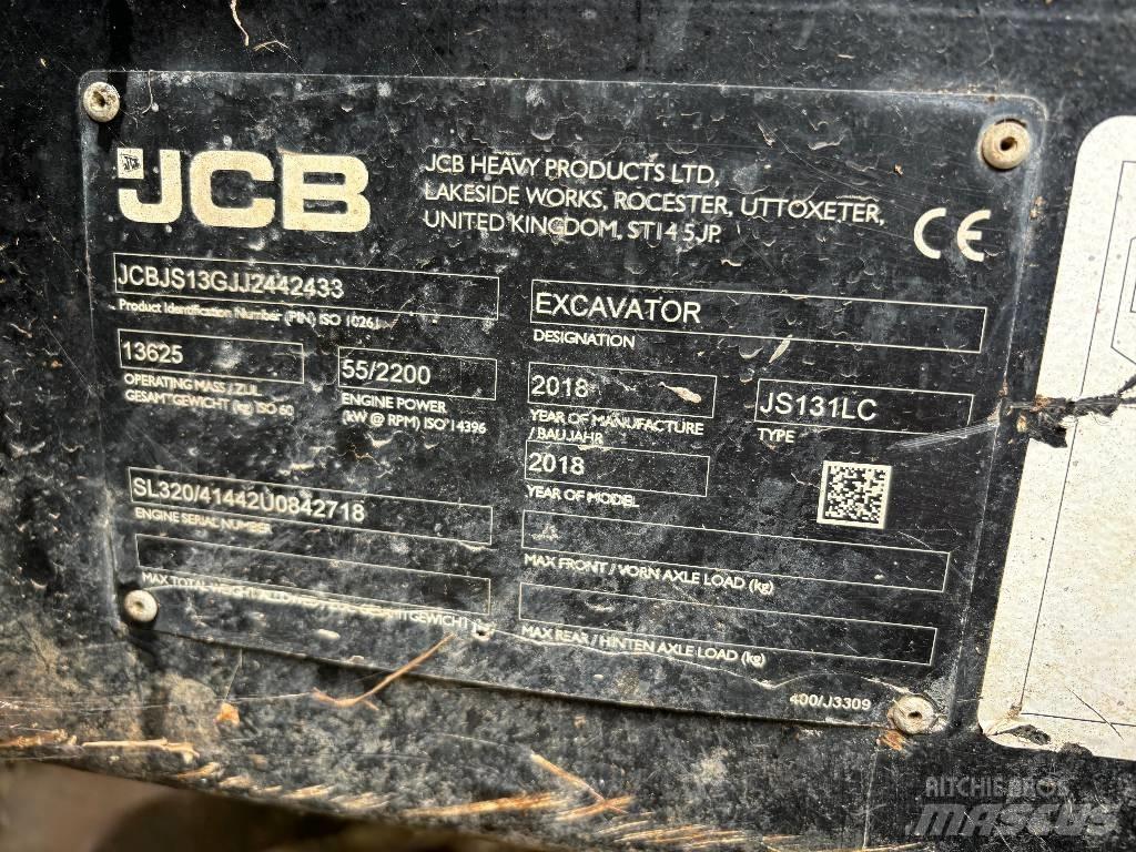 JCB JS 131 LC 履带挖掘机