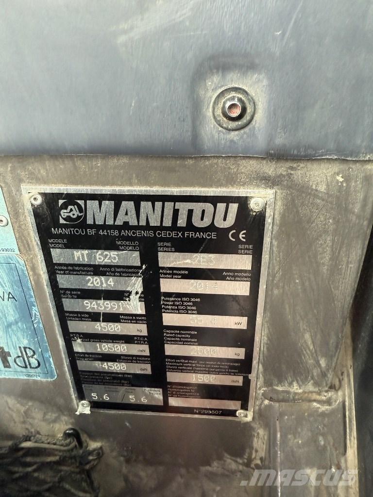 Manitou MT 625 2E3 伸缩臂叉装车|叉装车