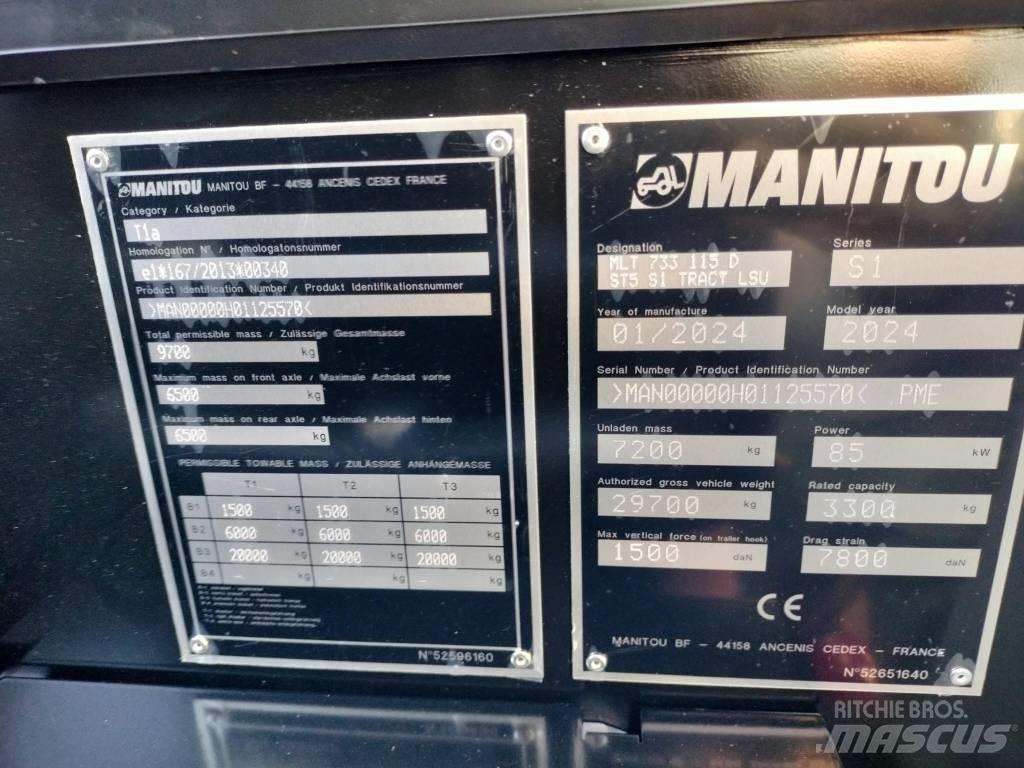 Manitou MLT733 电动叉车