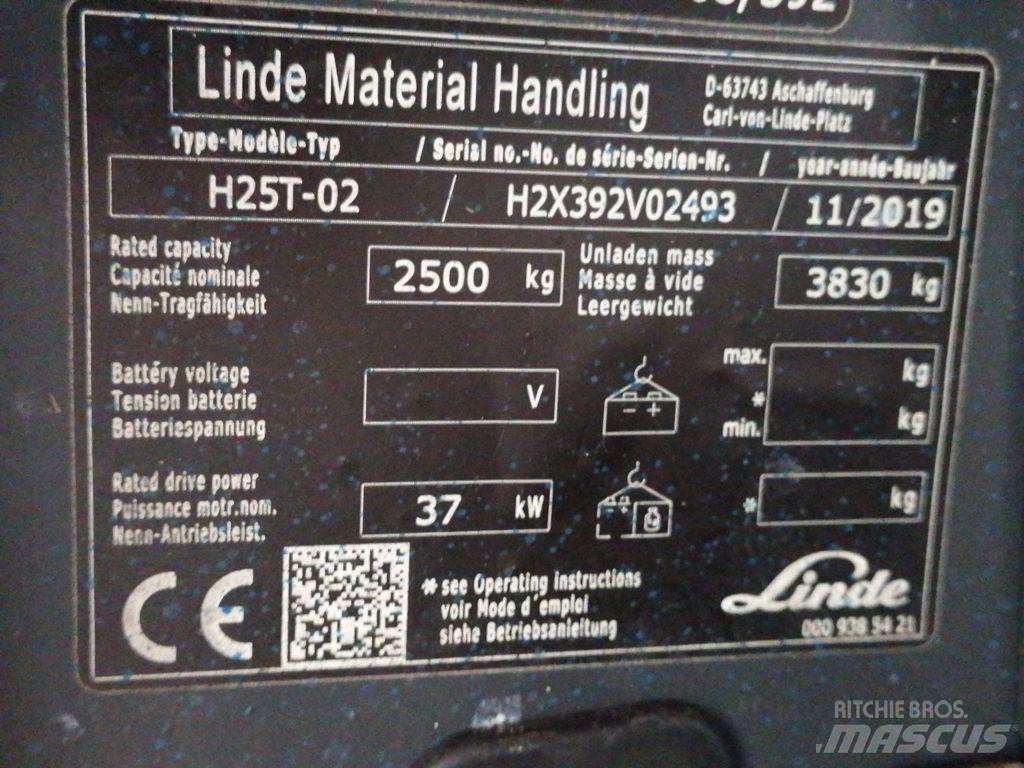 Linde H25T-02 电动叉车