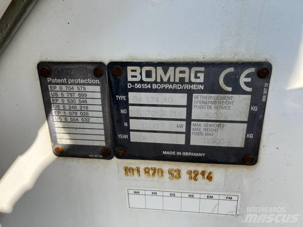 Bomag BW 174 AD 双轮压路机