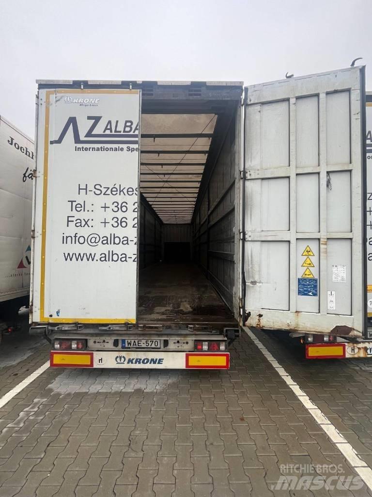 Krone MEGA 侧帘拖车