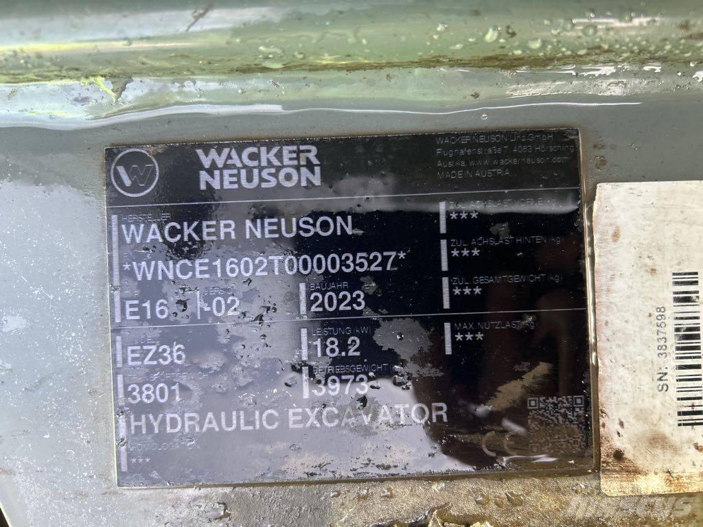 Wacker Neuson EZ36 履带挖掘机