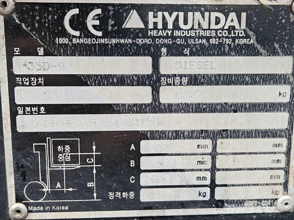 Hyundai 35d-9 柴油叉车
