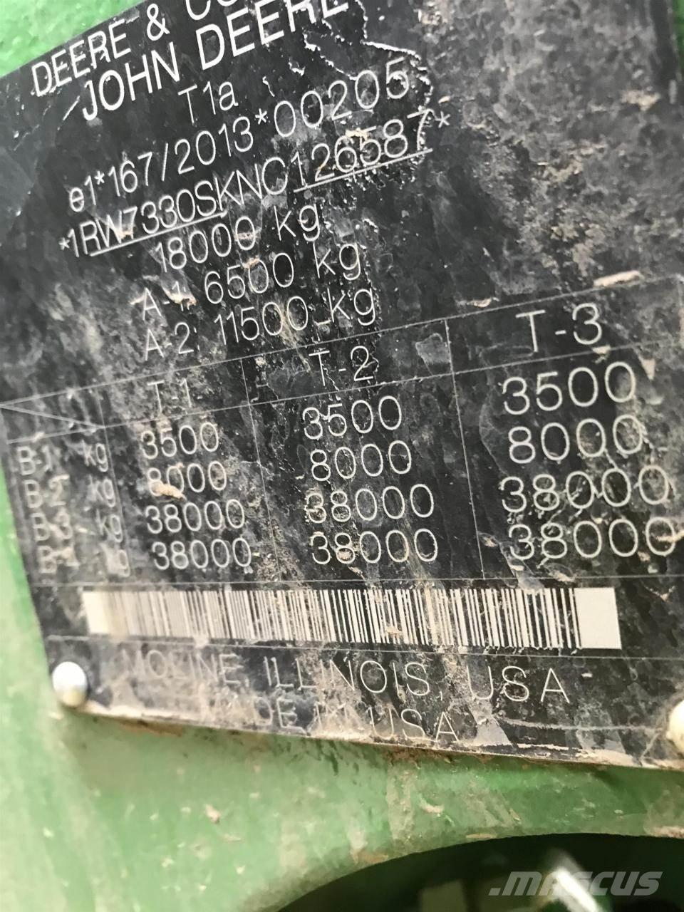 John Deere 7R 330 拖拉机/农用车