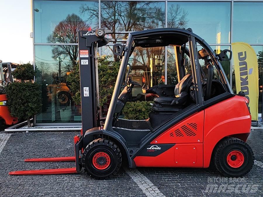 Linde H25T-02 天然气叉车