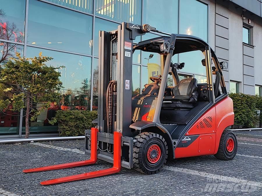 Linde H25T-02 天然气叉车