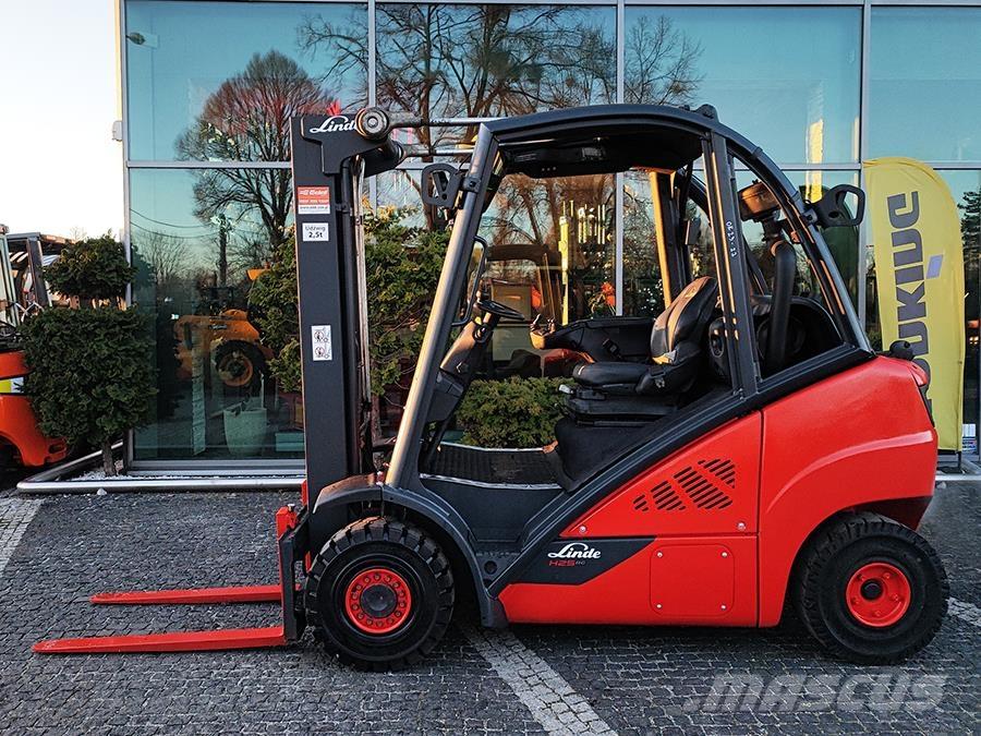 Linde H25T-02 天然气叉车