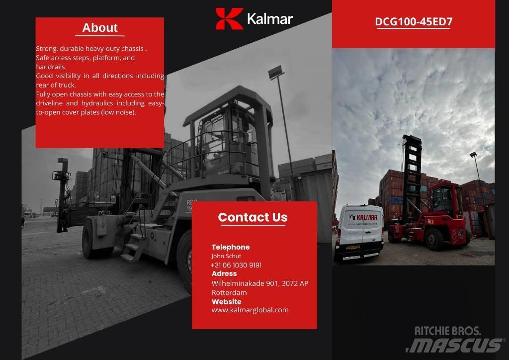 Kalmar DCG 100-45ED7 集裝箱车