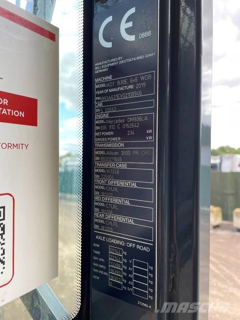 Bell B 30 E 铰接式自卸车