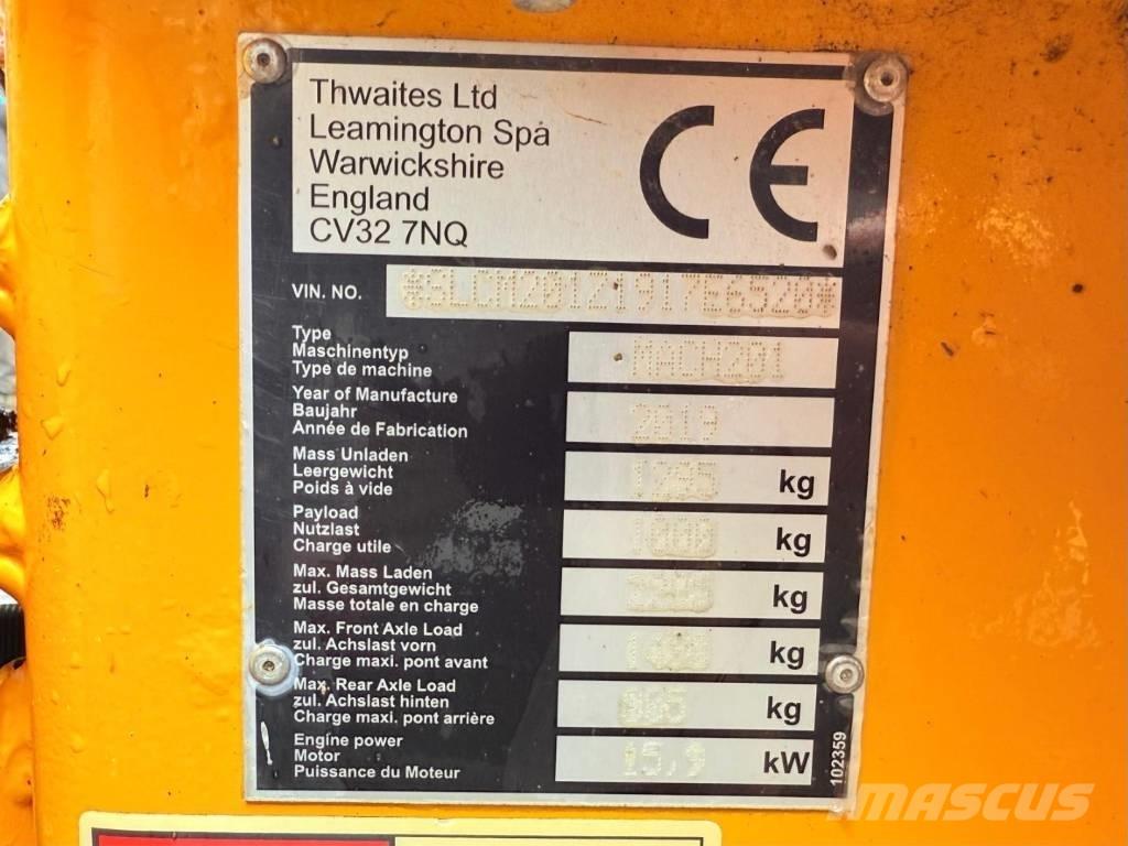 Thwaites Mach 201 翻斗车\公路型自卸车