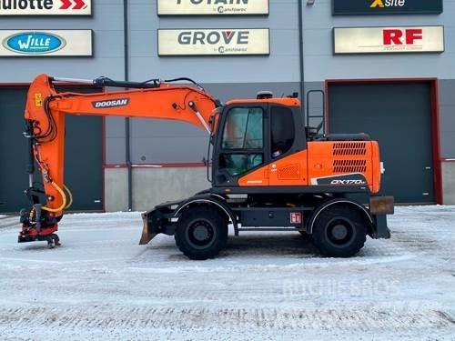 Doosan DX170W-5 轮式挖掘机