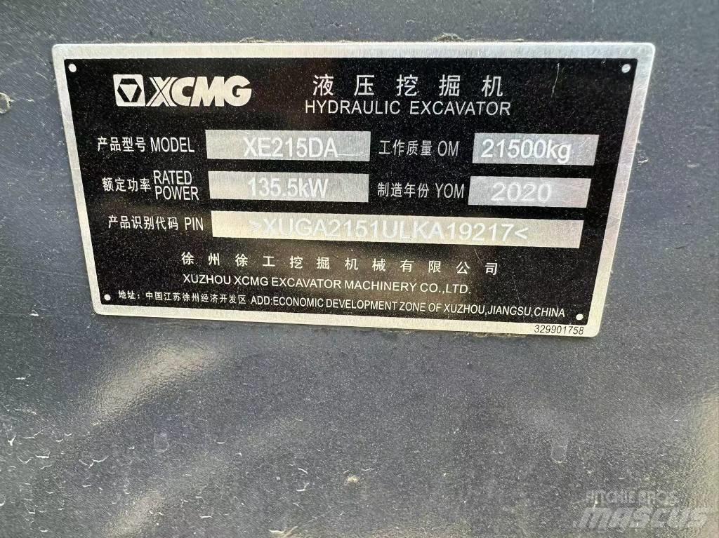 XCMG XE 215 DA 履带挖掘机