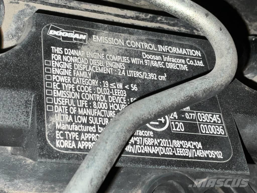 Doosan DX 57 W-5 轮式挖掘机