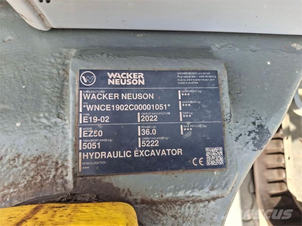Wacker Neuson EZ50 履带挖掘机
