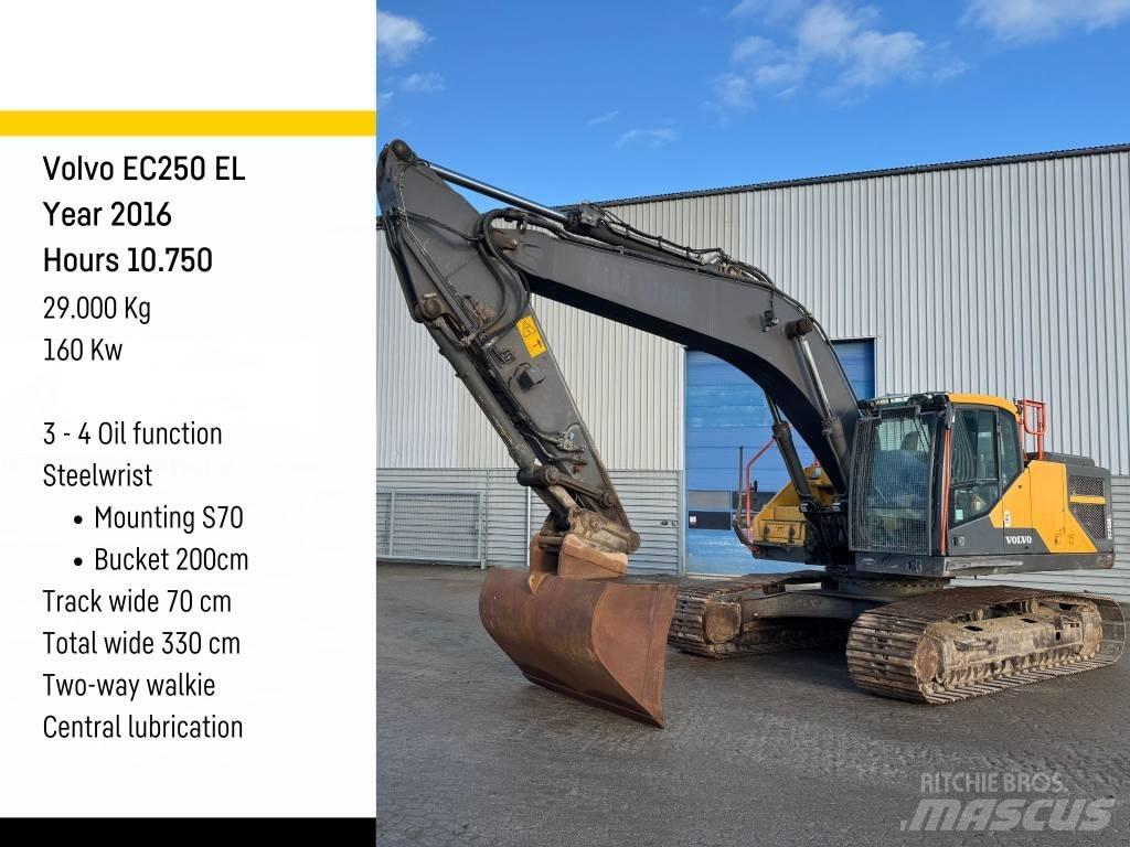 Volvo EC 250 EL 履带挖掘机