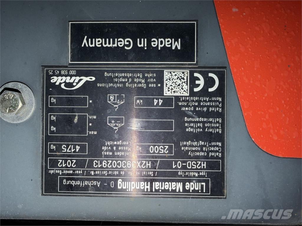 Linde H25D-01 柴油叉车