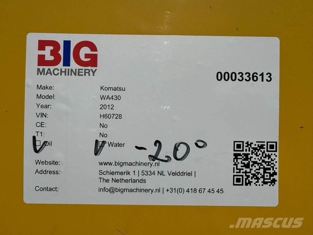 Komatsu WA430-6 轮式装载机