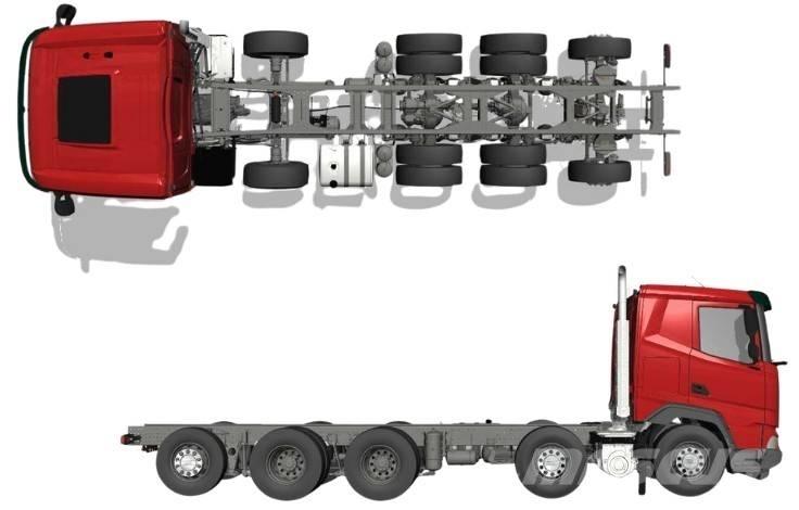 DAF XF 530 FAF 10x4 平板车