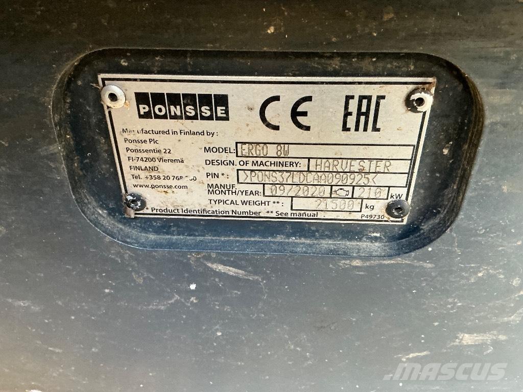 Ponsse ERGO 8W 收割机
