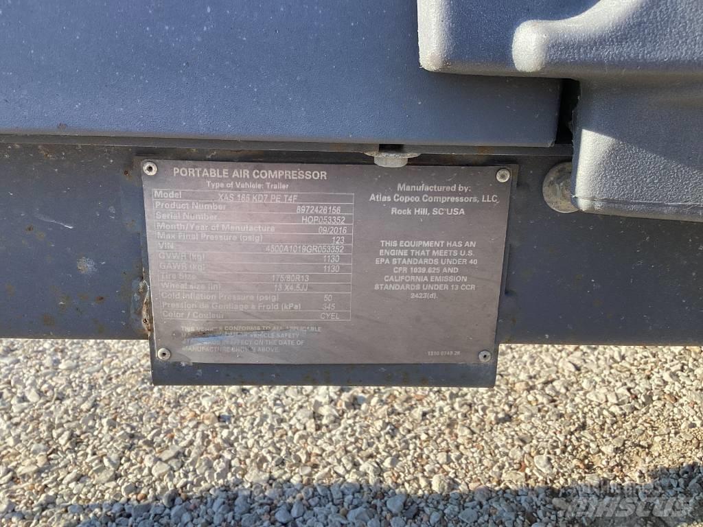 Atlas Copco XAS 185 压缩机