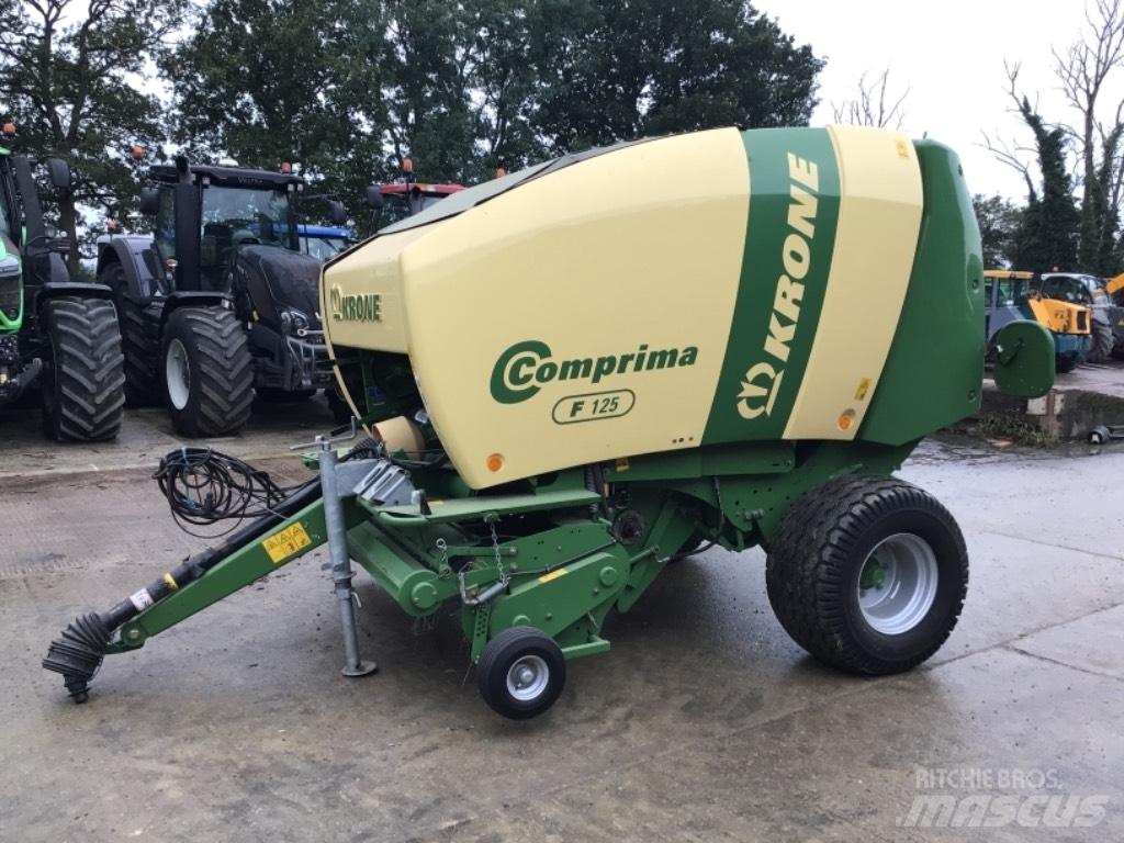 Krone Comprima f125 圆捆打捆机
