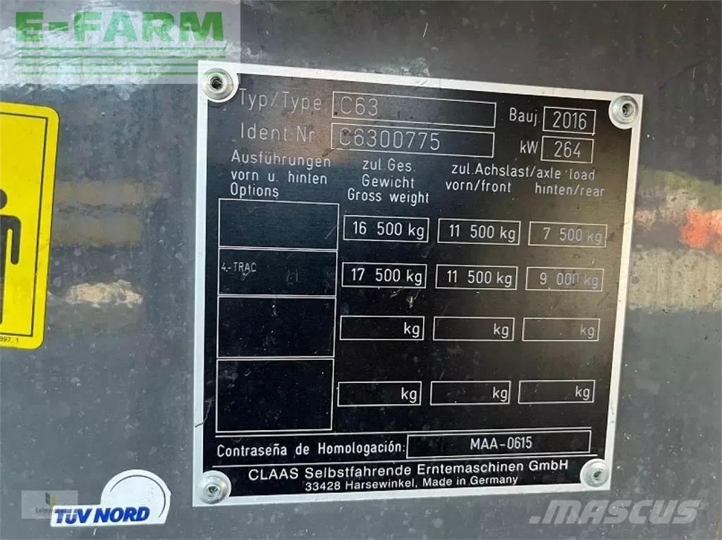 CLAAS lexion 630 联合收割机