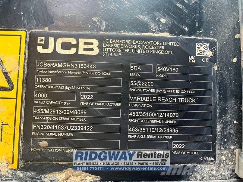 JCB 540-180 伸缩臂叉装车|叉装车