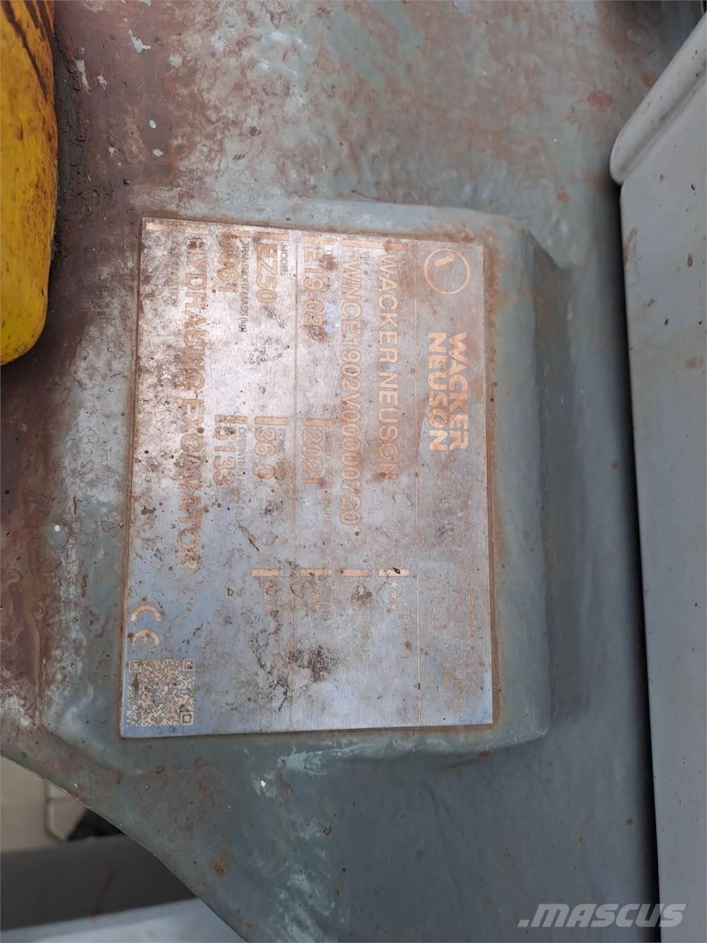 Wacker Neuson EZ50 履带挖掘机