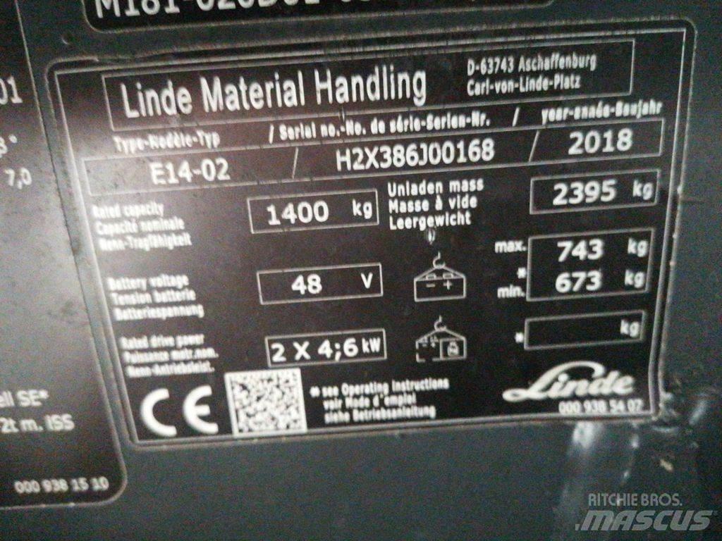 Linde E14-02 电动叉车