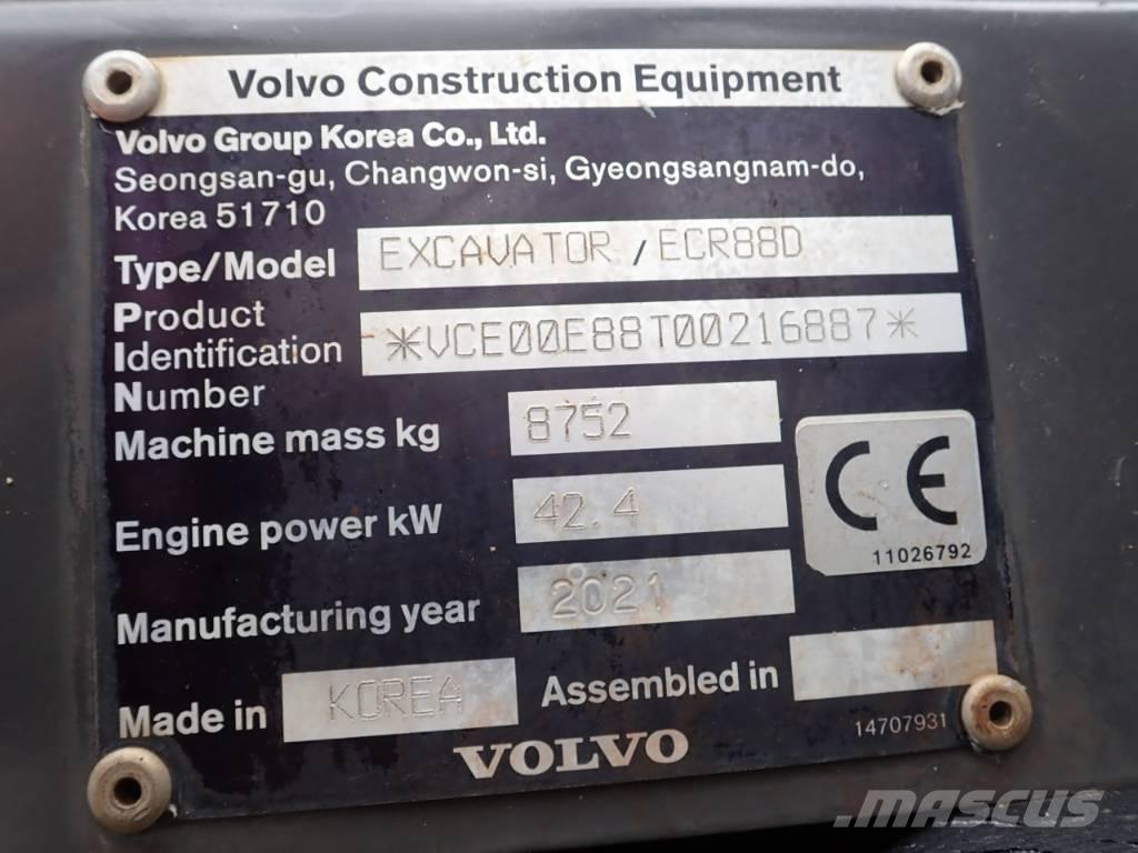 Volvo ECR 88 D 中型挖掘机